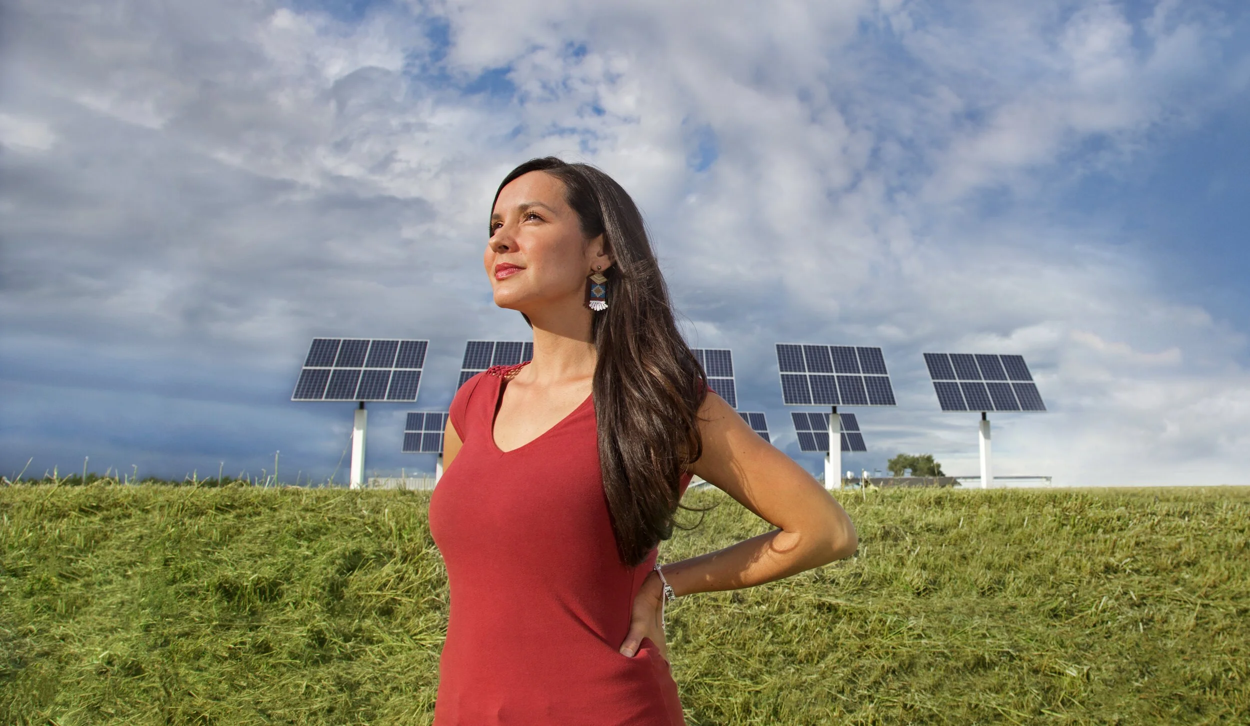 Melina+ +solar+panels+in+little+buffalo+by+greg+miller